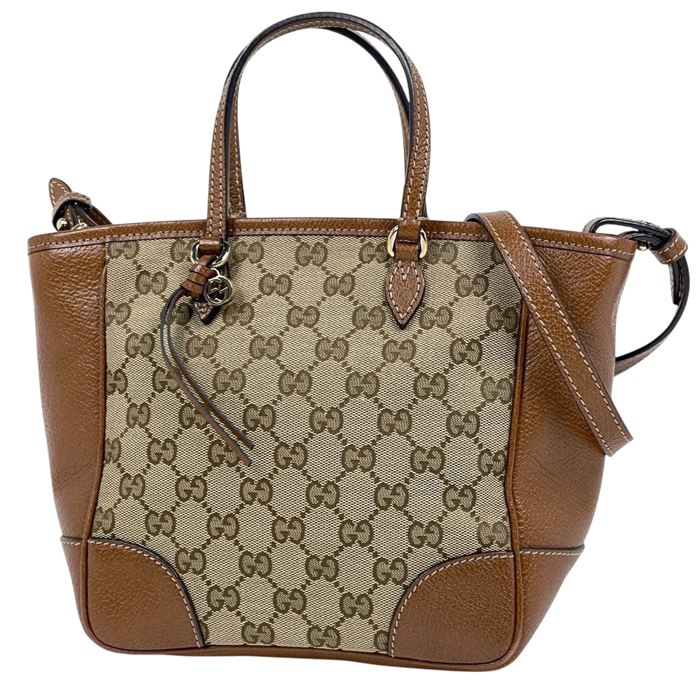 Gucci GG handbag canvas brown
